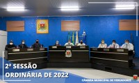 2º SESSÃO ORDINÁRIA - FOI VOTADO E ESCOLHIDO OS VEREADORES PARA OS CARGOS DE 1º E 2º SECRETÁRIO DA MESA DIRETORA