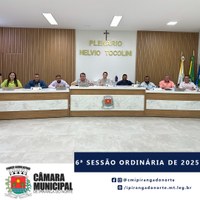 6ª SESSÃO ORDINÁRIA DE 2025
