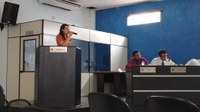 Secretária de ação social presta informações sobre a secretaria
