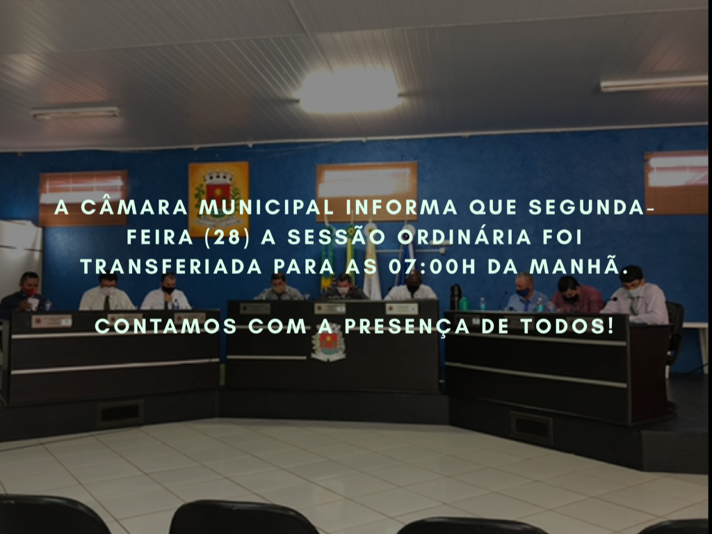 Sessão ordinária 